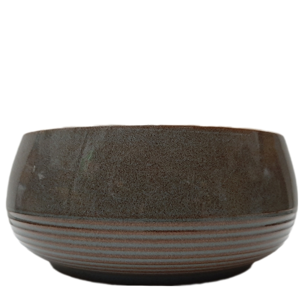 🍒 DENBY Stoneware Greystone Round Vegetable Bowl